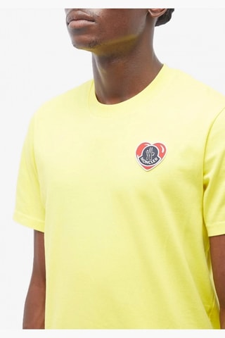 T-shirt Heart - Jaune