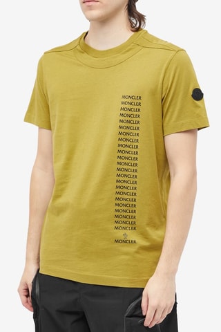 T-shirt Repeat Logo - Olive