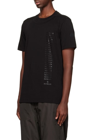 T-shirt Repeat Logo - Noir