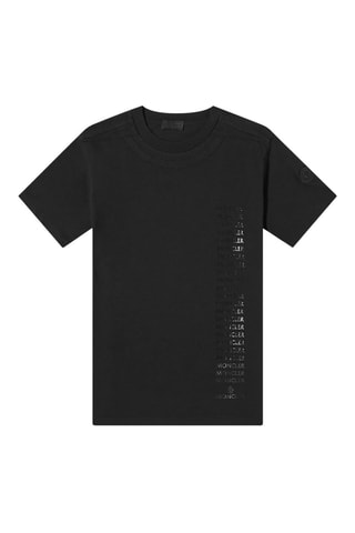 T-shirt Repeat Logo - Noir