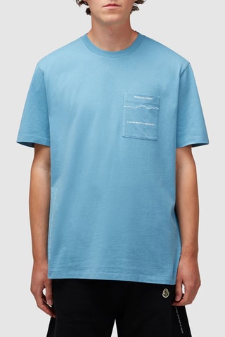 T-shirt Moncler Genius x Fragment - Bleu