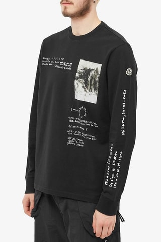 T-shirt Moncler Genius x Fragment - Noir