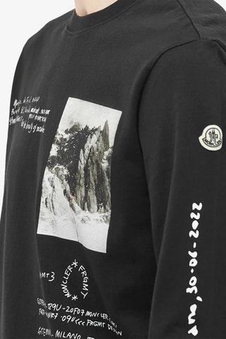 T-shirt Moncler Genius x Fragment - Noir