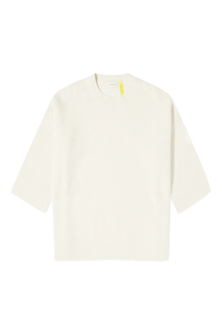 Sweat en laine Moncler Genius x Roc Nation - Blanc cassé et crème