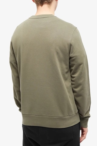 Sweat Trademark Logo Crew - Kaki