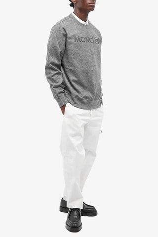 Sweat en laine Logo - Gris