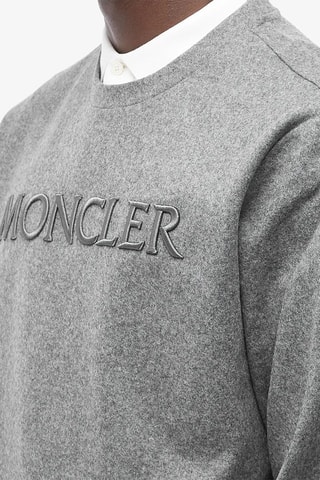 Sweat en laine Logo - Gris