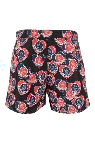 Short de bain Heart - Noir