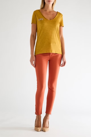 T-shirt - Mosterdgeel