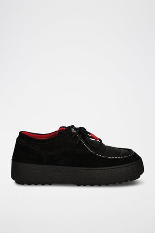 Nubuck Mocassins Mtrack Low - Zwart