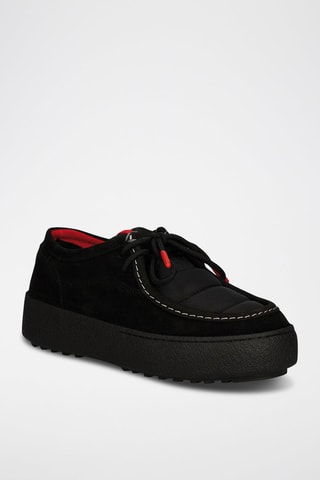 Nubuck Mocassins Mtrack Low - Zwart