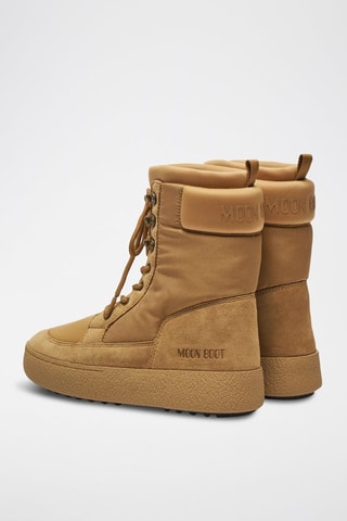 Leren Enkellaarzen Ltrack Combat - Camel