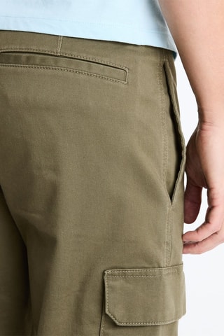 Calças cargo slim - Caqui