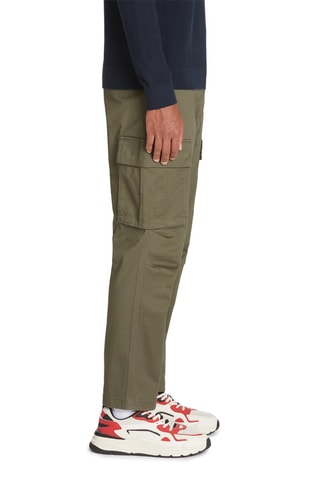 Calças cargo - Caqui