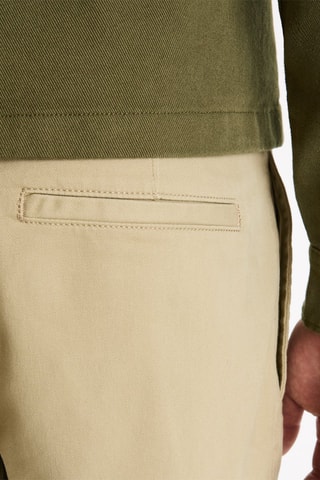 Calças cargo slim - Caqui-claro