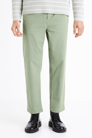 Calças chino Verde-claro