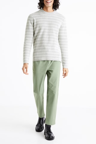 Calças chino Verde-claro