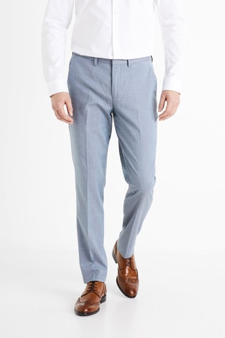 Calças de fato - Azul