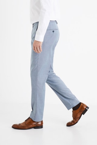 Calças de fato - Azul