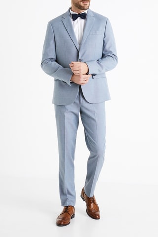 Calças de fato - Azul