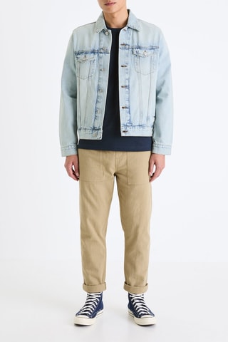 Calças cargo - Bege