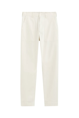 Calças straight - Cru