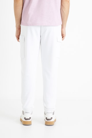 Calças cargo - Branco