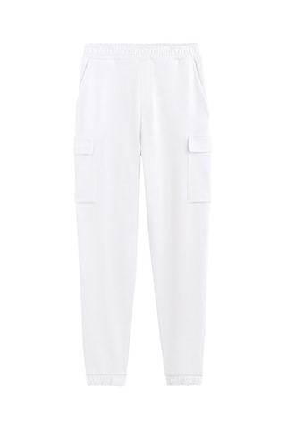 Calças cargo - Branco