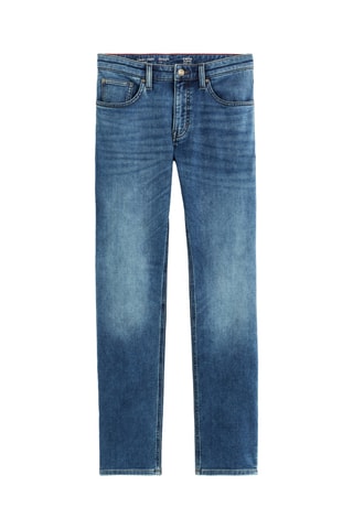 Calças de ganga direitas Azul