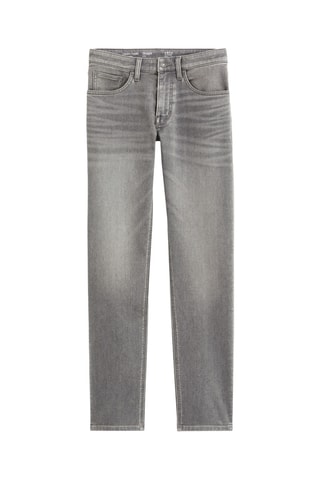 Calças de ganga direitas Cinzento-claro