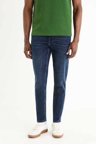 Calças de ganga slim - Azul