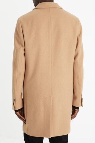 ##Manteau en laine - Camel