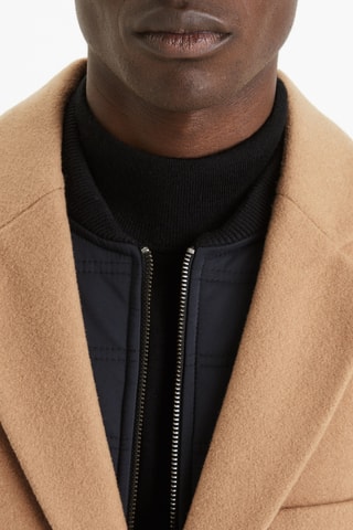 ##Manteau en laine - Camel
