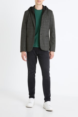 Casaco com capuz - Cinzento-escuro