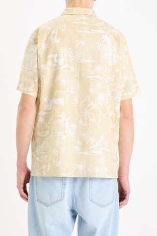 Camisa em linho - Bege