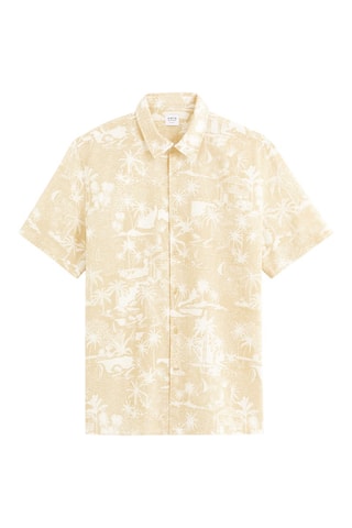 Camisa em linho - Bege