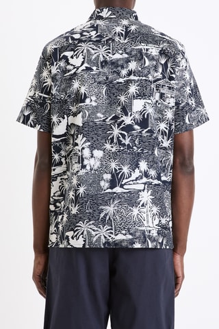 Camisa em linho - Azul-noite