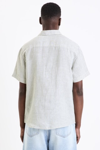 Camisa em linho - Cinzento