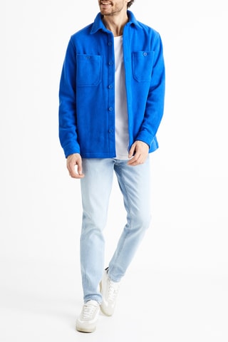 Sobrecamisa relax - Azul