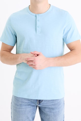 T-shirt - Azul-celeste mesclado