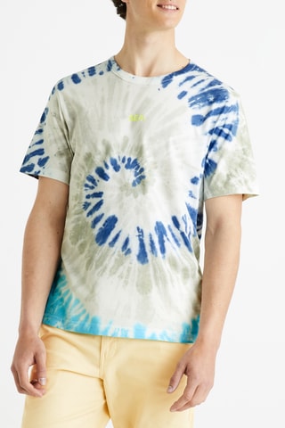T-shirt tie and dye - Azul