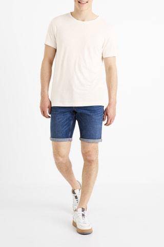 T-shirt em linho - Cru