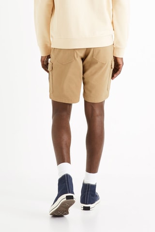 Bermudas direitas - Bege