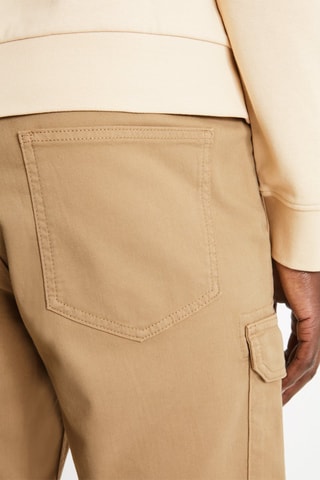 Bermudas direitas - Bege