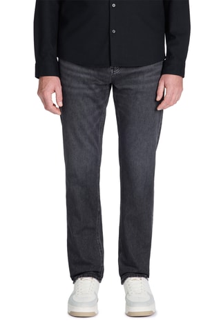 Calças de ganga straight - Cinzento