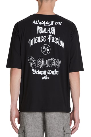 T-shirt oversize - Preto