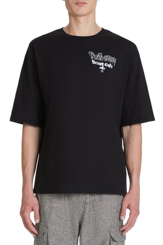 T-shirt oversize - Preto