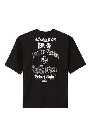 T-shirt oversize - Preto