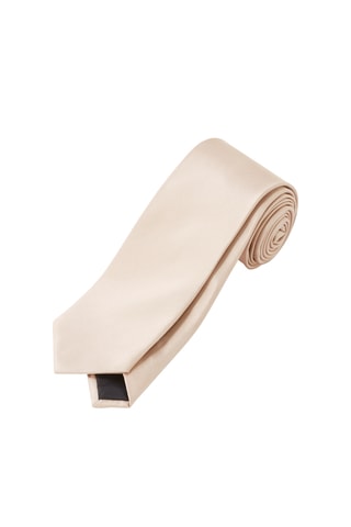 Gravata de seda - Bege