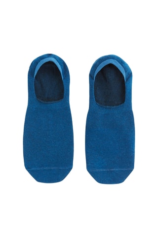 Enkelsokken - Petrolblauw